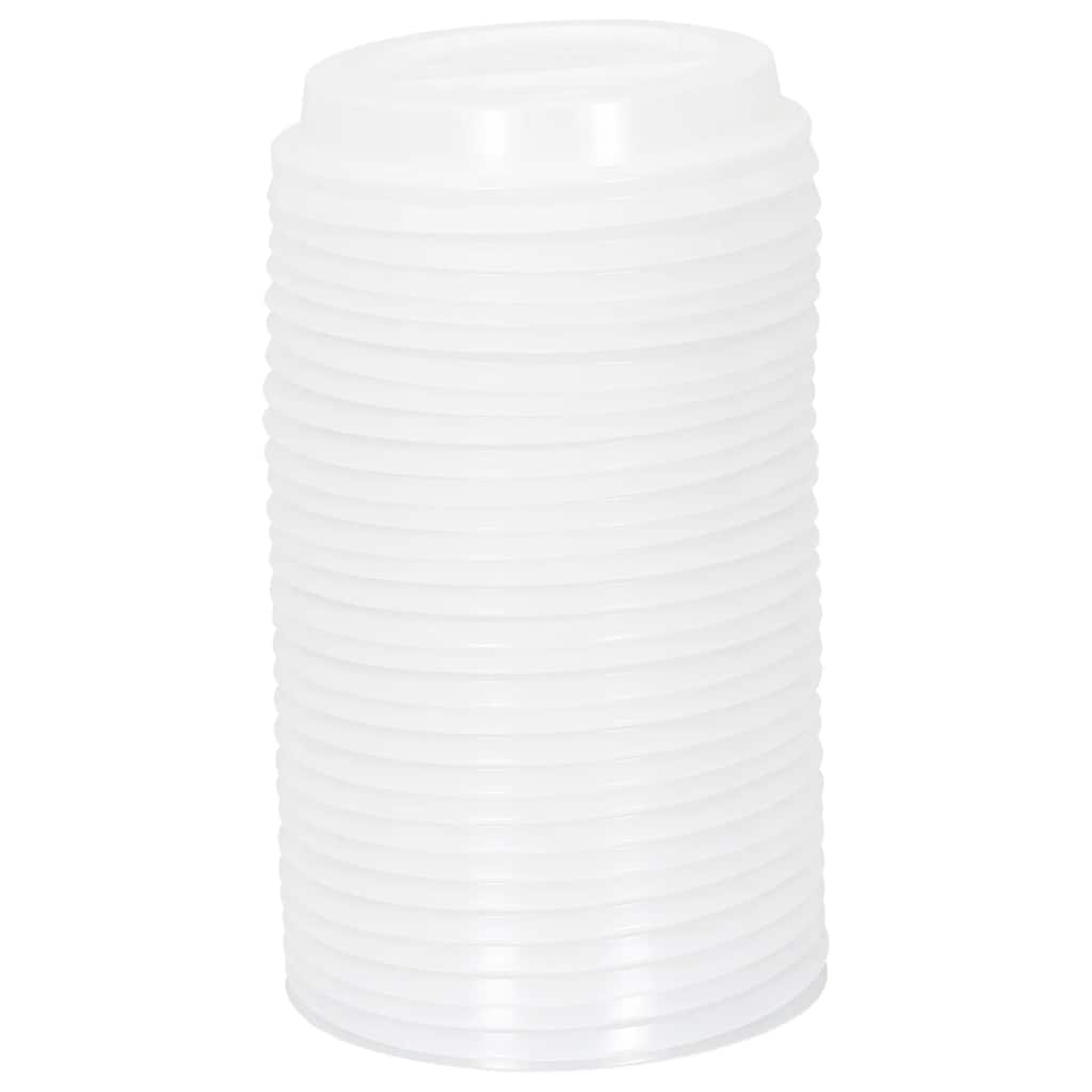 Χάρτινα ποτήρια καφέ με καπάκια 1000 τεμάχια 16oz 400ml - Pakobazaar