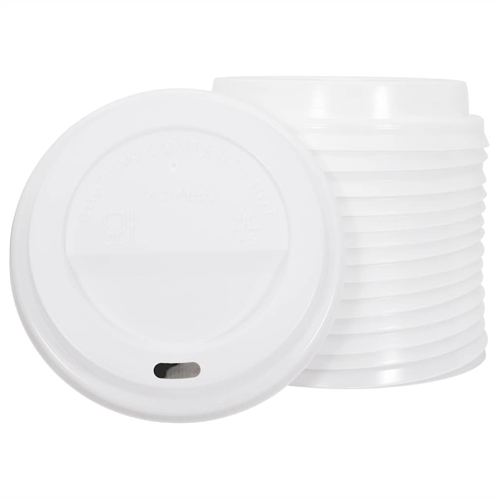 Χάρτινα ποτήρια καφέ με καπάκια 1000 τεμάχια 16oz 400ml - Pakobazaar