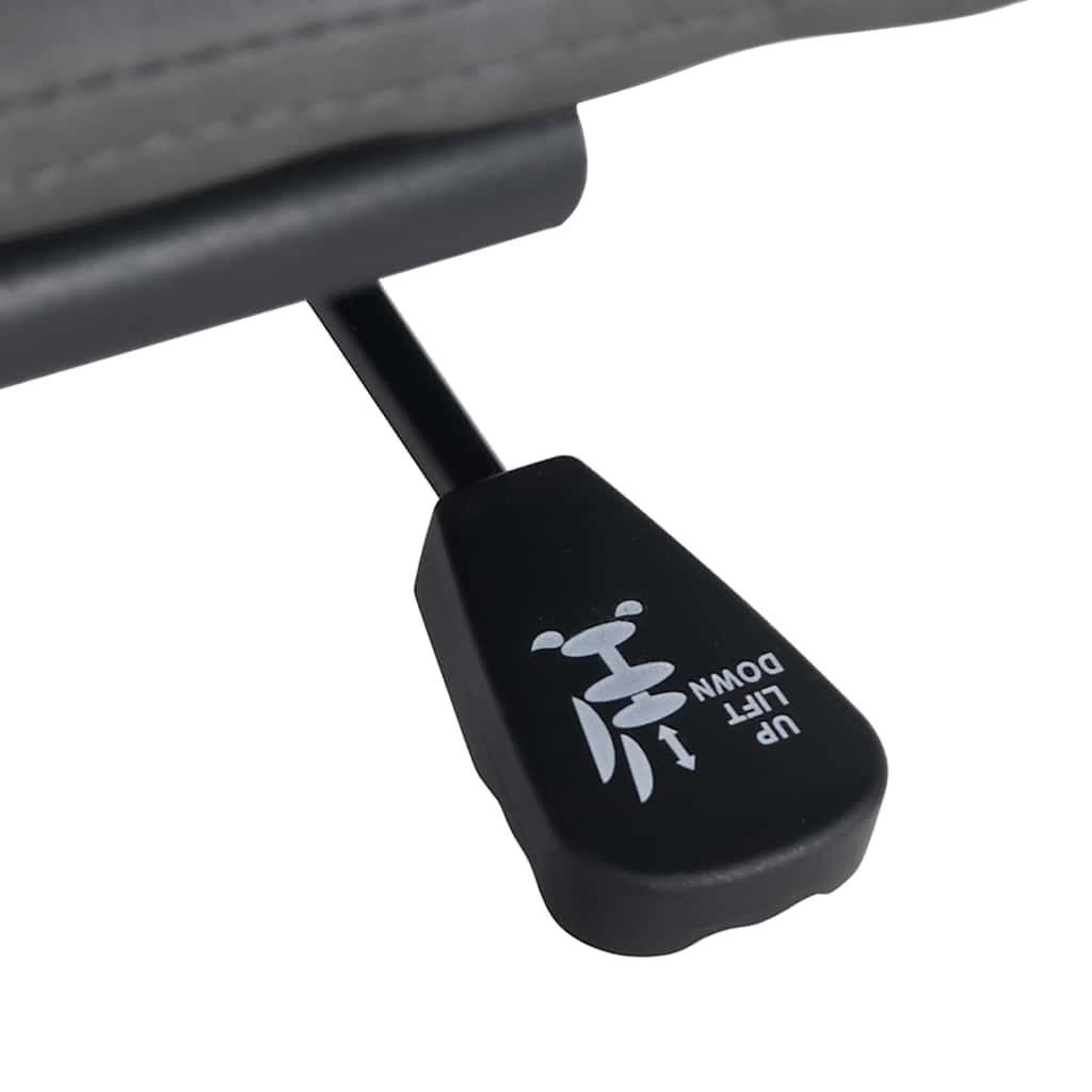 Περιστρεφόμενη καρέκλα γραφείου μπεζ σγουρό ύφασμα τύπου μαλλί