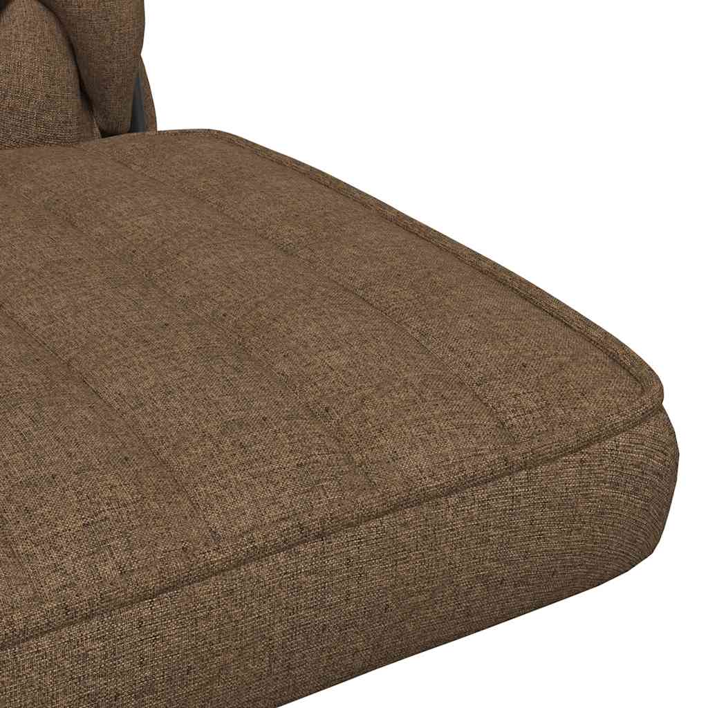 Καρέκλα Γραφείου Περιστρεφόμενη Taupe Υφασμάτινη - Pakobazaar