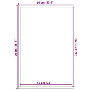 Πατάκι Εισόδου Καφέ 60 x 90 εκ. - Pakobazaar