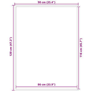 Πατάκι Εισόδου Καφέ 90 x 120 εκ. - Pakobazaar