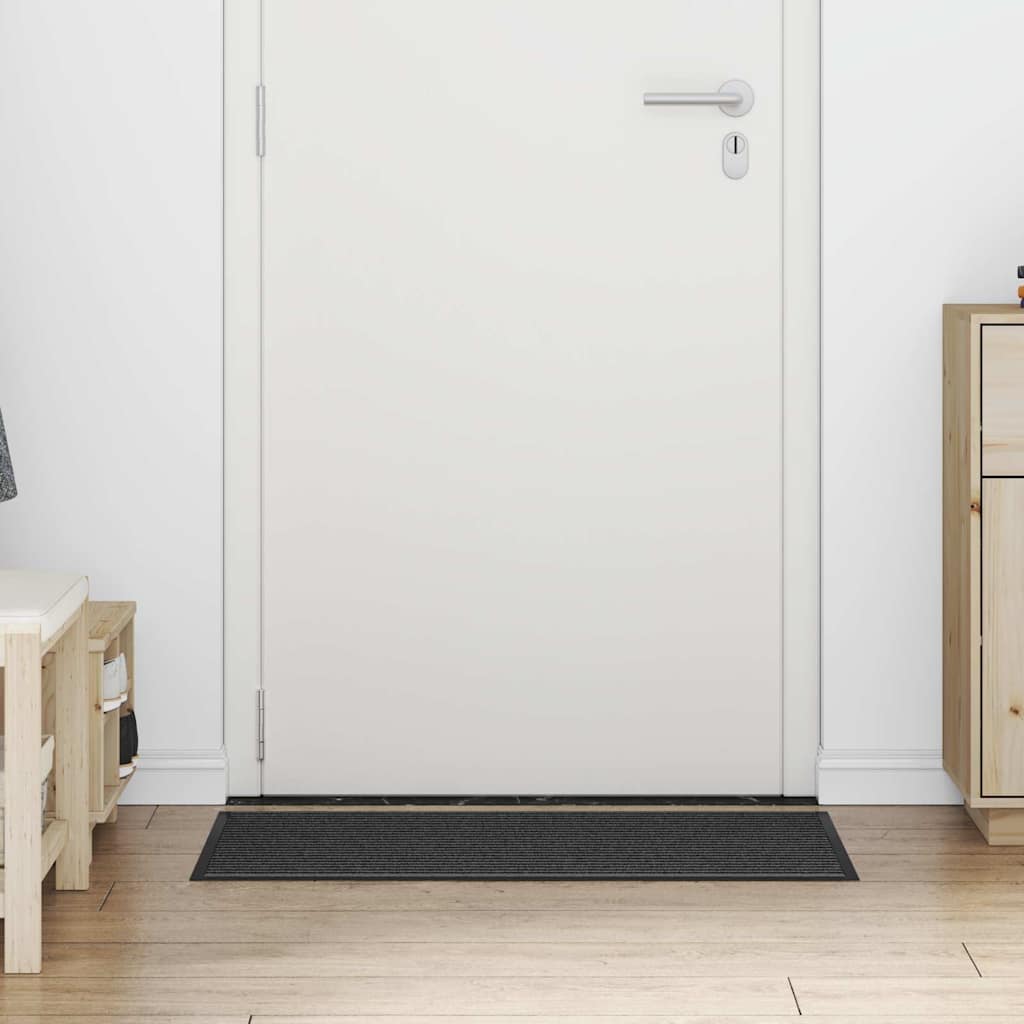Χαλάκι Εξώπορτας Μαύρο 60 x 90 cm Πολυπροπυλένιο - Pakobazaar