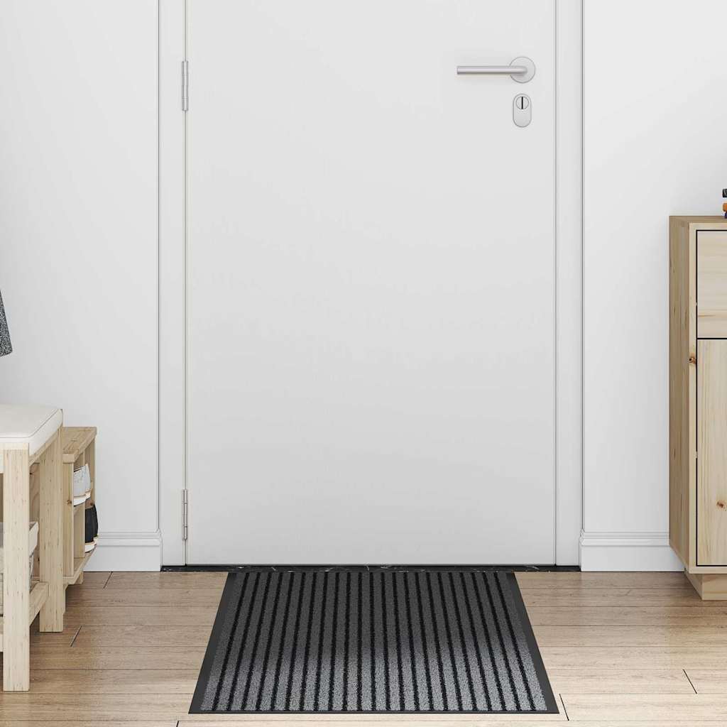 Χαλάκι Εξώπορτας Μαύρο 60 x 150 cm Πολυπροπυλένιο - Pakobazaar