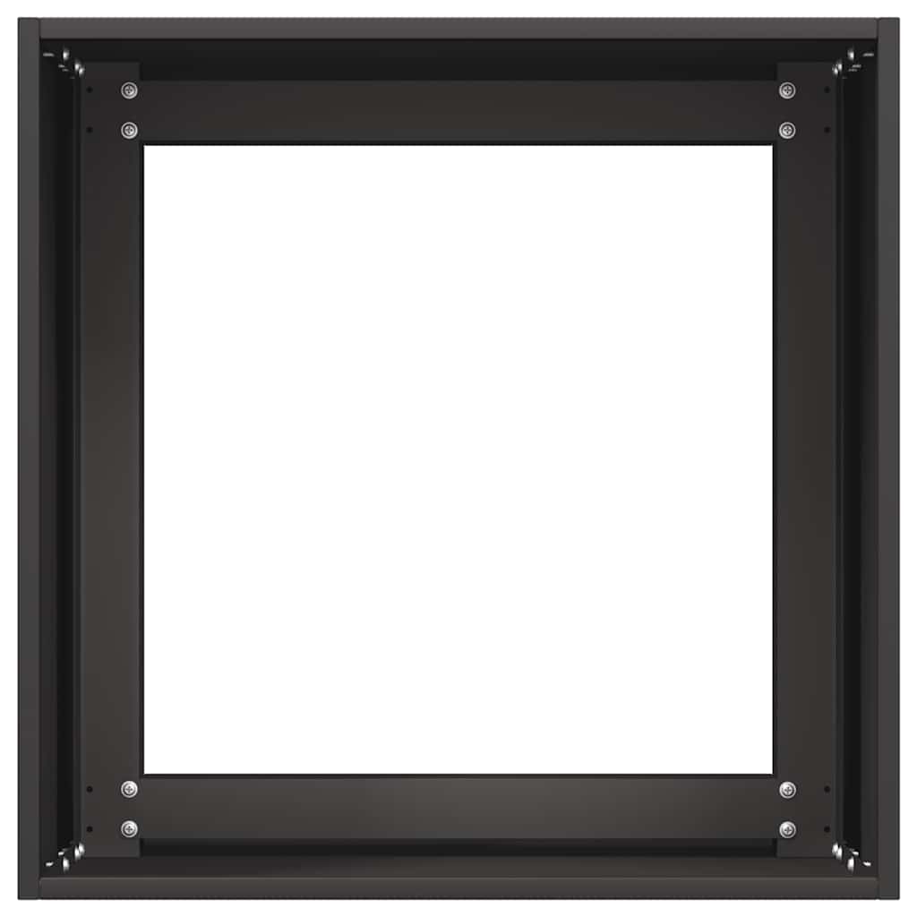 Γλάστρα Μαύρη 40x40x40 cm από χάλυβα ψυχρής έλασης - Pakobazaar