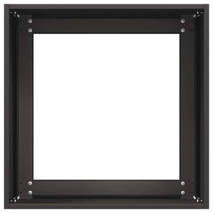 Γλάστρα Μαύρη 40x40x40 cm από χάλυβα ψυχρής έλασης - Pakobazaar