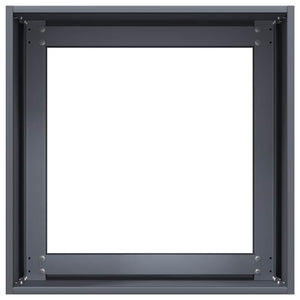 Ζαρντινιέρα Ανθρακί 40x40x40 εκ. από Χάλυβα Ψυχρής Έλασης