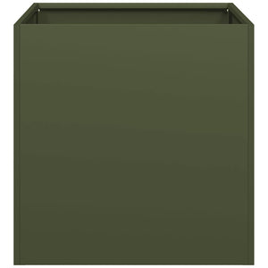 Ζαρντινιέρα Λαδί 40x40x40 εκ. από Χάλυβα Ψυχρής Έλασης
