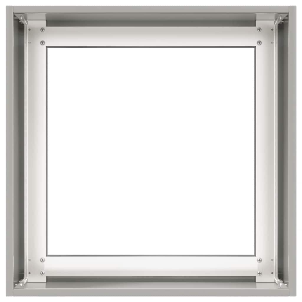Ζαρντινιέρα 40x40x40 εκ. από Ανοξείδωτο Ατσάλι - Pakobazaar