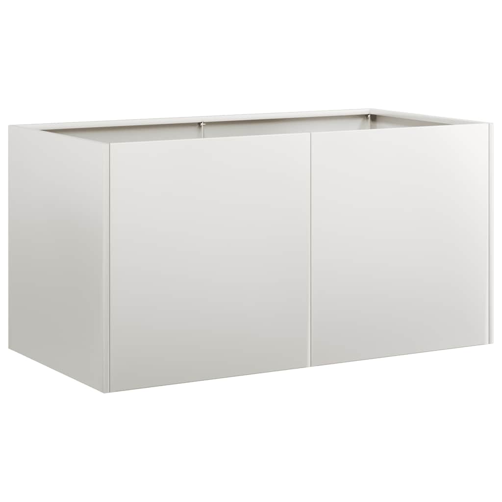 Ζαρντινιέρα 80x40x40 εκ. από Ανοξείδωτο Ατσάλι