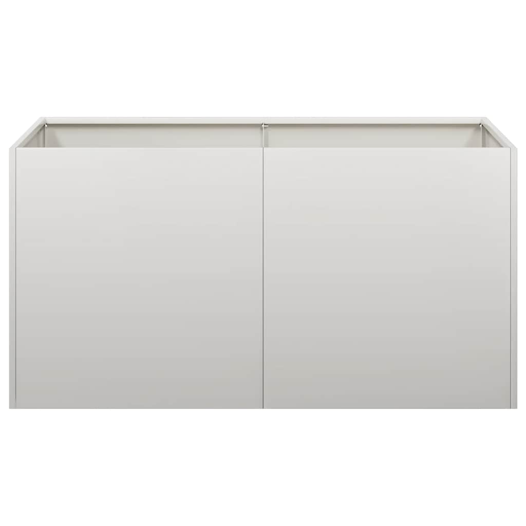 Ζαρντινιέρα 80x40x40 εκ. από Ανοξείδωτο Ατσάλι