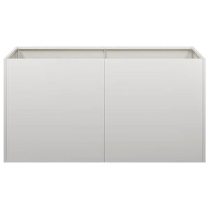 Ζαρντινιέρα 80x40x40 εκ. από Ανοξείδωτο Ατσάλι