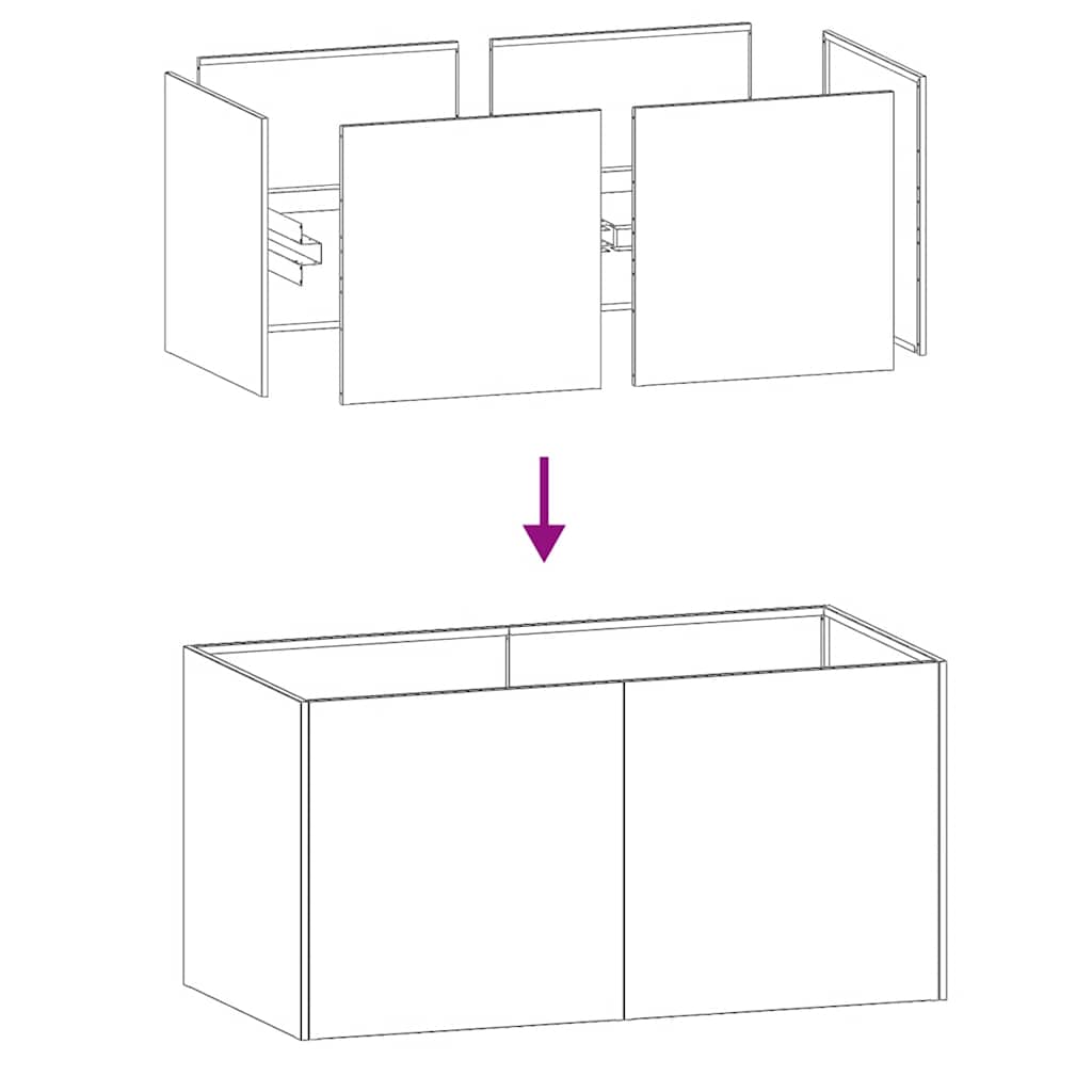 Ζαρντινιέρα 80x40x40 εκ. από Ανοξείδωτο Ατσάλι