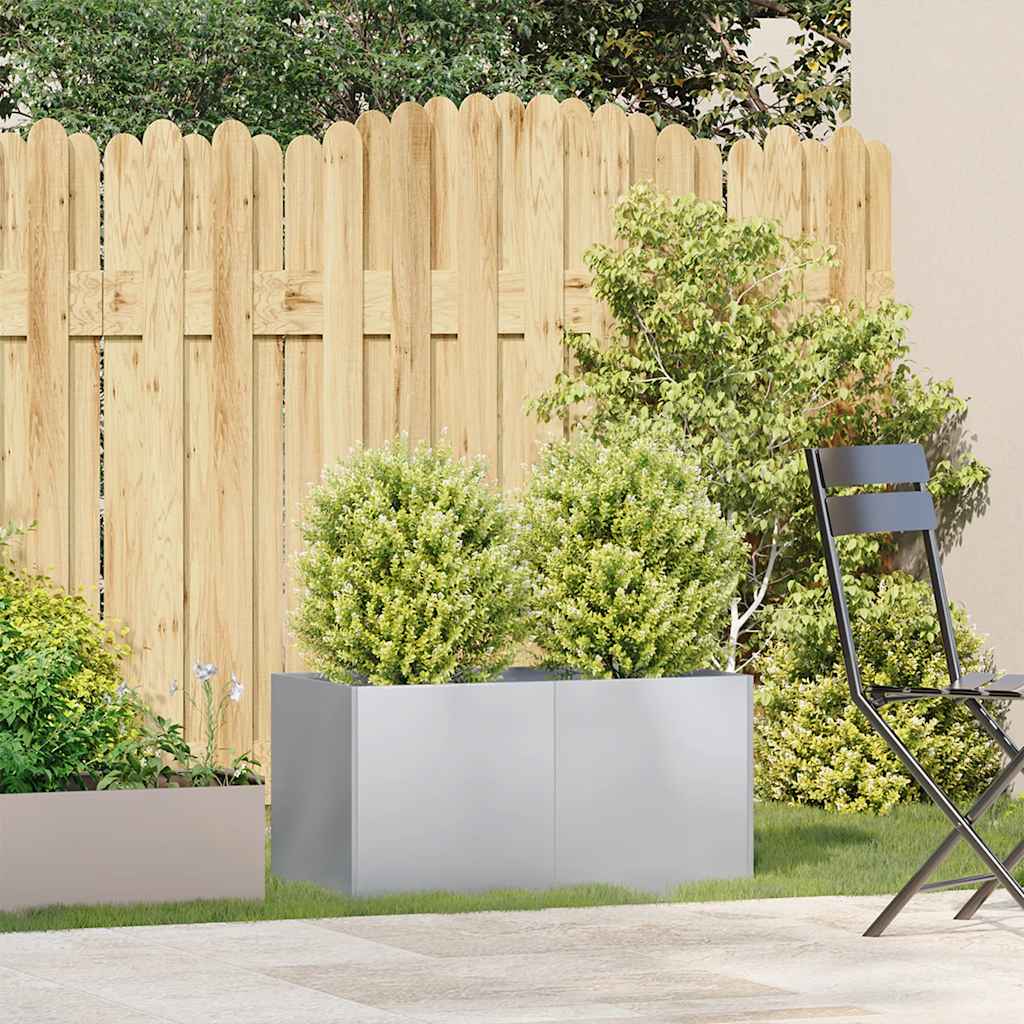 Ζαρντινιέρα 80x40x40 εκ. από Γαλβανισμένο Ατσάλι