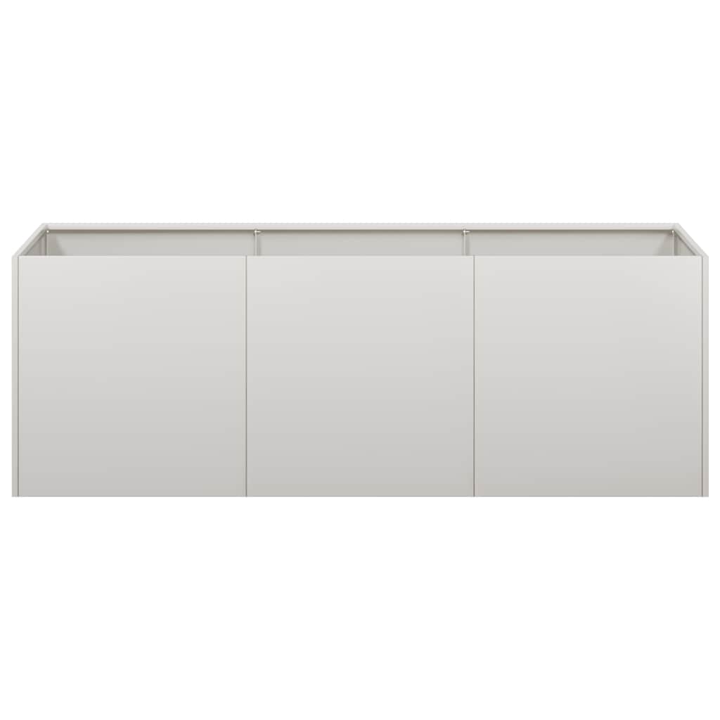 Ζαρντινιέρα 120x40x40 εκ. από Ανοξείδωτο Ατσάλι