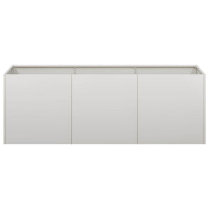 Ζαρντινιέρα 120x40x40 εκ. από Ανοξείδωτο Ατσάλι