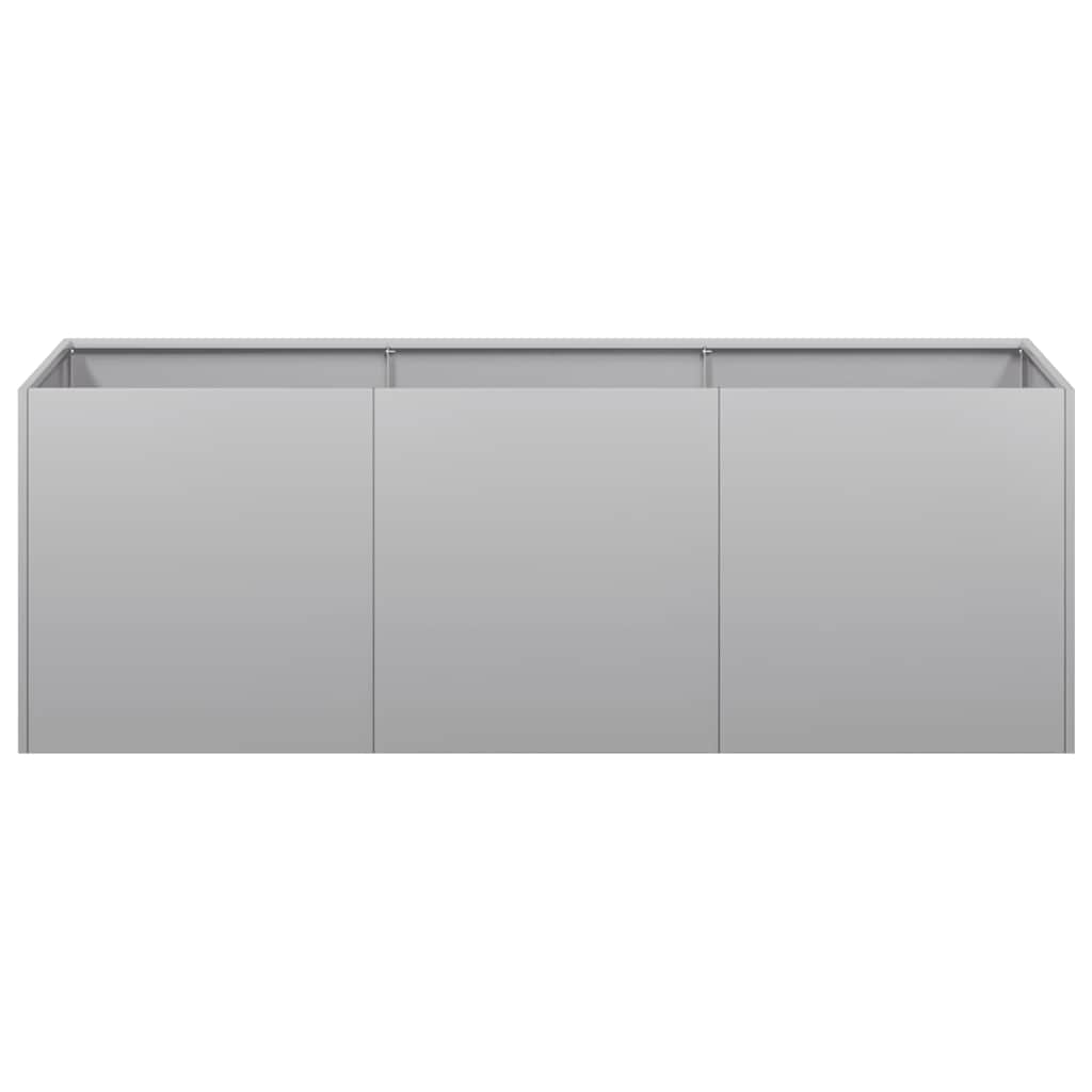 Ζαρντινιέρα 120x40x40 εκ. από Γαλβανισμένο Ατσάλι