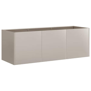 Ζαρντινιέρα 120x40x40 εκ. Ατσάλι Σκληρυθέν στον Αέρα - Pakobazaar