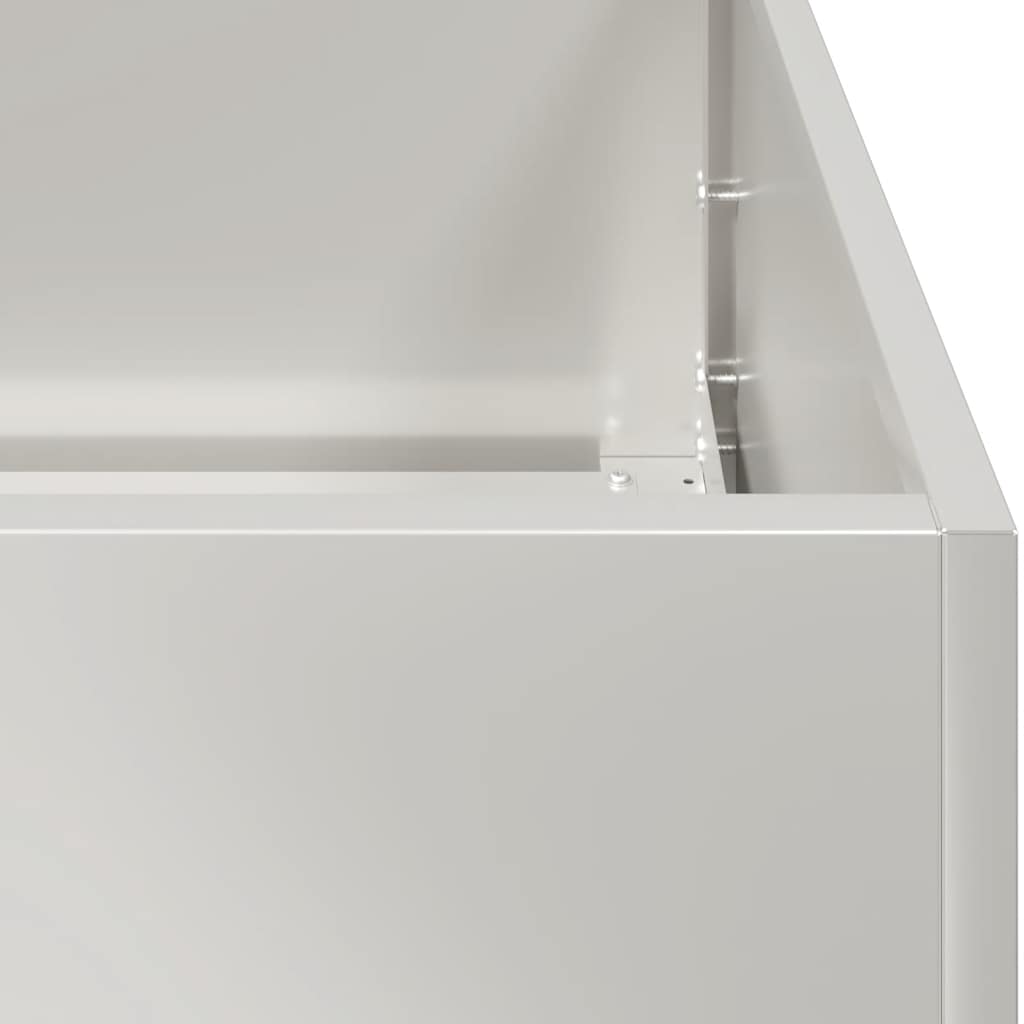 Ζαρντινιέρα 360x40x40 εκ. από Ανοξείδωτο Ατσάλι