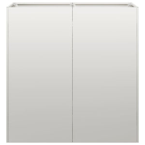 Ζαρντινιέρα 80x40x80 εκ. από Ανοξείδωτο Ατσάλι - Pakobazaar