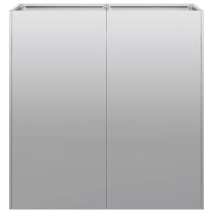 Ζαρντινιέρα 80x40x80 εκ. από Γαλβανισμένο Ατσάλι
