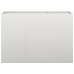 Ζαρντινιέρα 120x40x80 εκ. από Ανοξείδωτο Ατσάλι