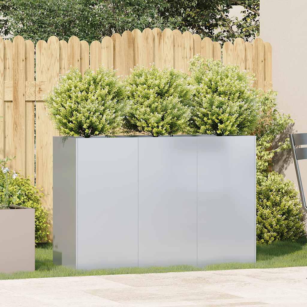 Ζαρντινιέρα 120x40x80 εκ. από Γαλβανισμένο Ατσάλι