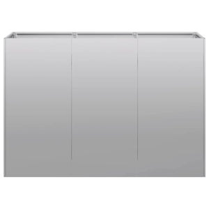 Ζαρντινιέρα 120x40x80 εκ. από Γαλβανισμένο Ατσάλι