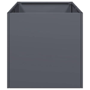 Ζαρντινιέρα Ανθρακί 40x80x40 εκ. από Χάλυβα Ψυχρής Έλασης