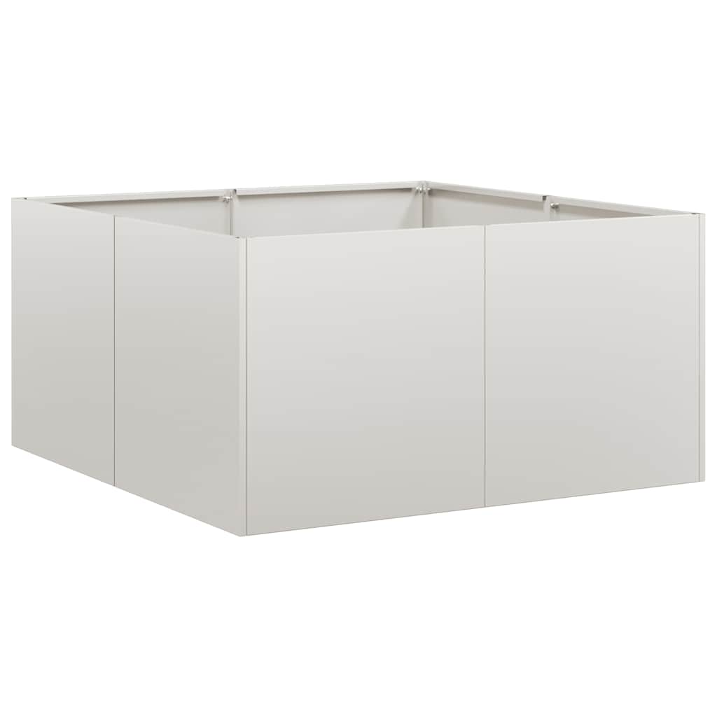 Ζαρντινιέρα 80x80x40 εκ. από Ανοξείδωτο Ατσάλι - Pakobazaar