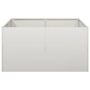 Ζαρντινιέρα 80x80x40 εκ. από Ανοξείδωτο Ατσάλι - Pakobazaar