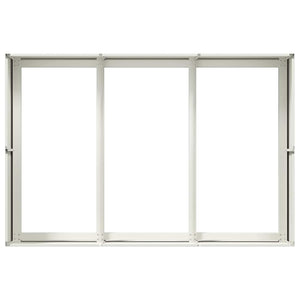 Ζαρντινιέρα Λευκή 120x80x40 εκ. από Χάλυβα - Pakobazaar