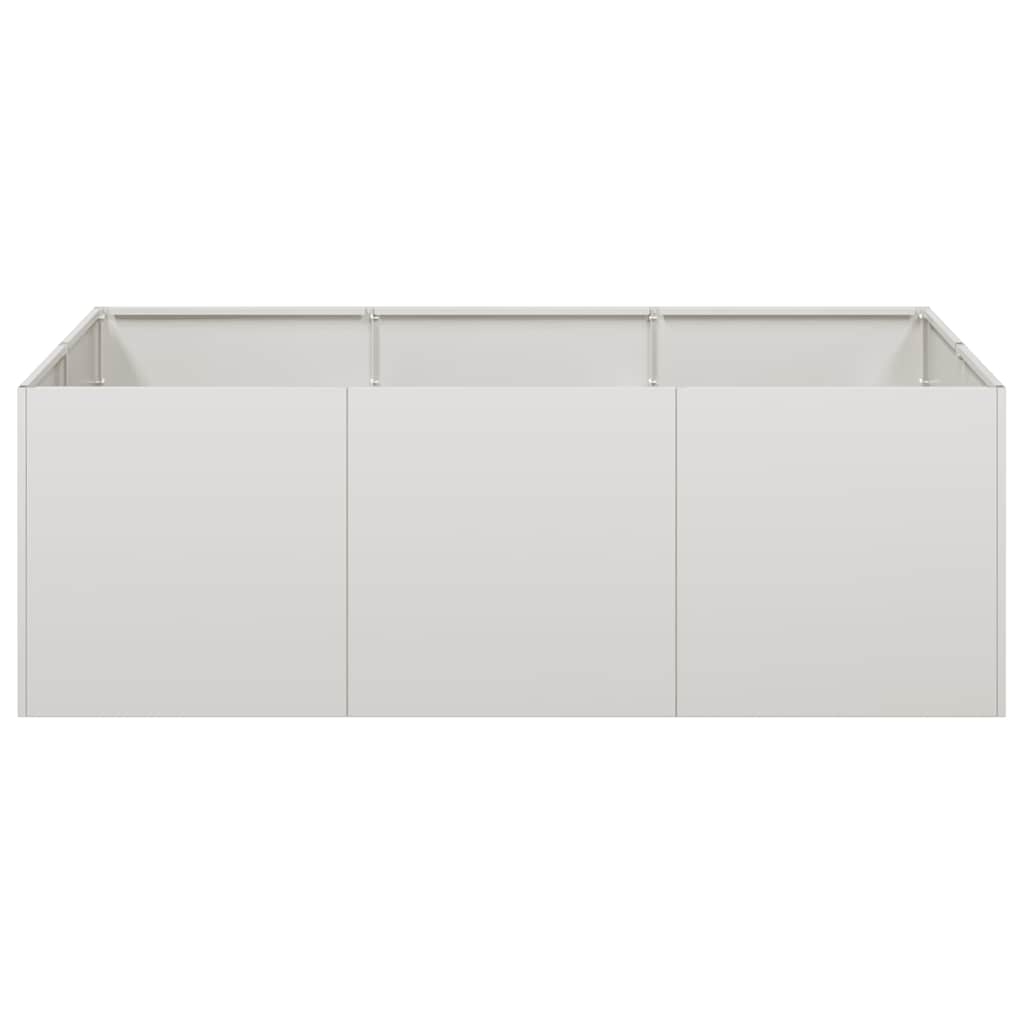 Ζαρντινιέρα 120x80x40 εκ. από Ανοξείδωτο Ατσάλι - Pakobazaar