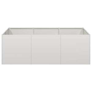 Ζαρντινιέρα 120x80x40 εκ. από Ανοξείδωτο Ατσάλι - Pakobazaar