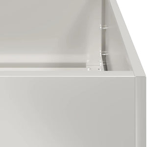 Ζαρντινιέρα 280x80x40 εκ. από Ανοξείδωτο Ατσάλι