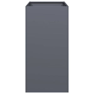 Ζαρντινιέρα Ανθρακί 40x80x80 εκ. από Χάλυβα