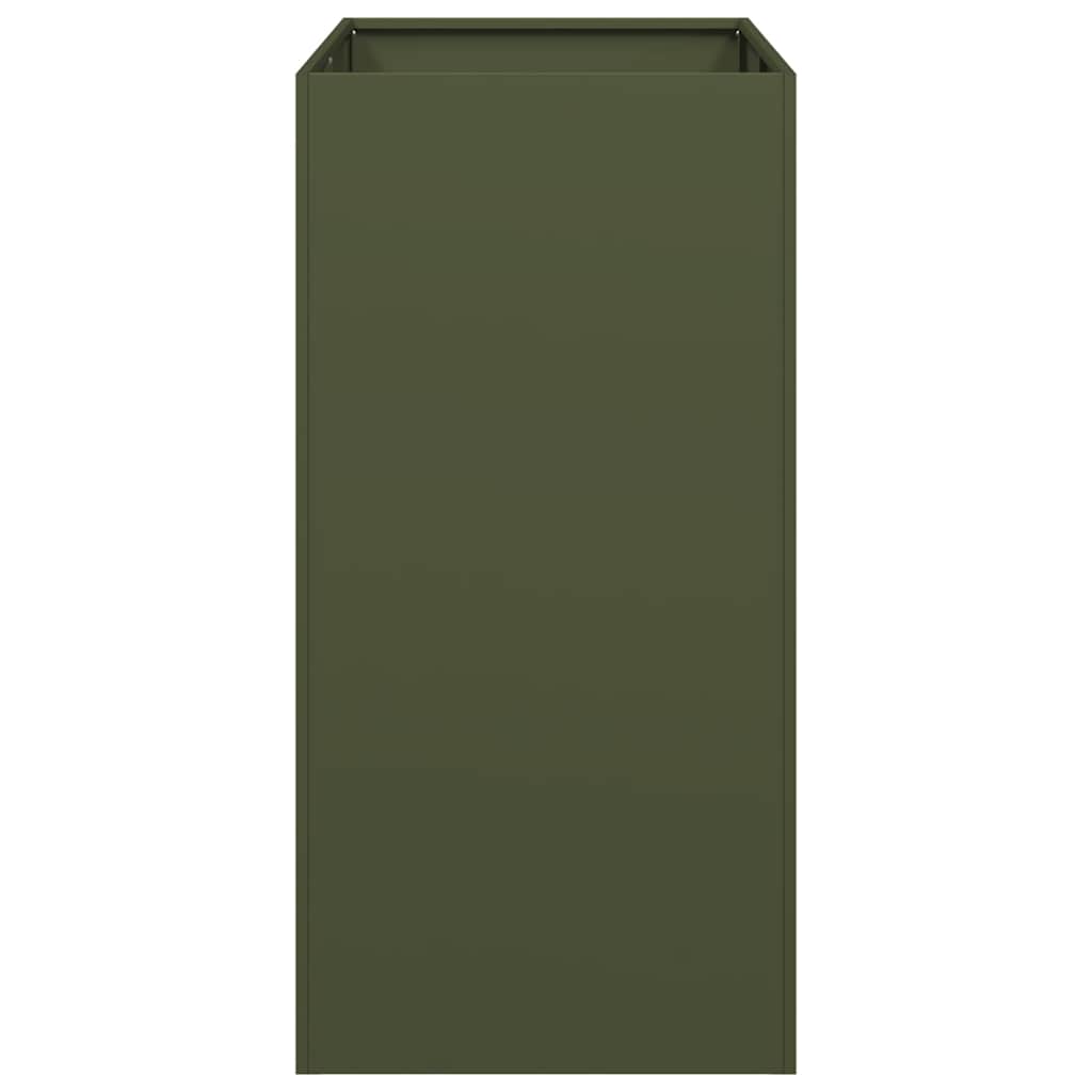 Ζαρντινιέρα Λαδί 40x80x80 εκ. από Χάλυβα
