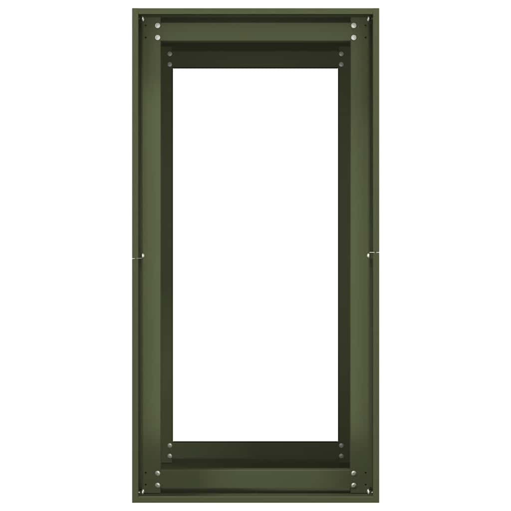 Ζαρντινιέρα Λαδί 40x80x80 εκ. από Χάλυβα