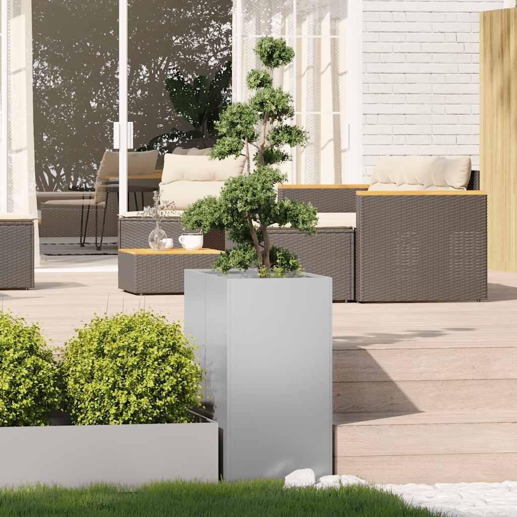 Ζαρντινιέρα 40x80x80 εκ. από Γαλβανισμένο Ατσάλι