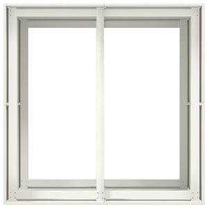 Ζαρντινιέρα Λευκή 80x80x80 εκ. από Χάλυβα