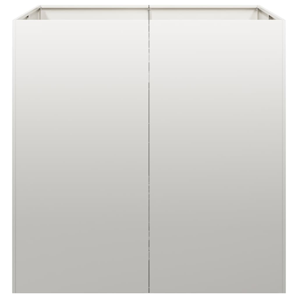 Ζαρντινιέρα 80x80x80 εκ. από Ανοξείδωτο Ατσάλι
