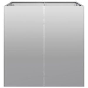 Ζαρντινιέρα 80x80x80 εκ. από Γαλβανισμένο Ατσάλι - Pakobazaar