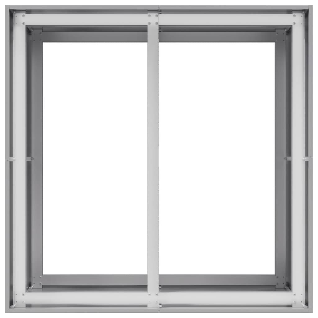 Ζαρντινιέρα 80x80x80 εκ. από Γαλβανισμένο Ατσάλι - Pakobazaar