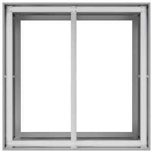 Ζαρντινιέρα 80x80x80 εκ. από Γαλβανισμένο Ατσάλι - Pakobazaar