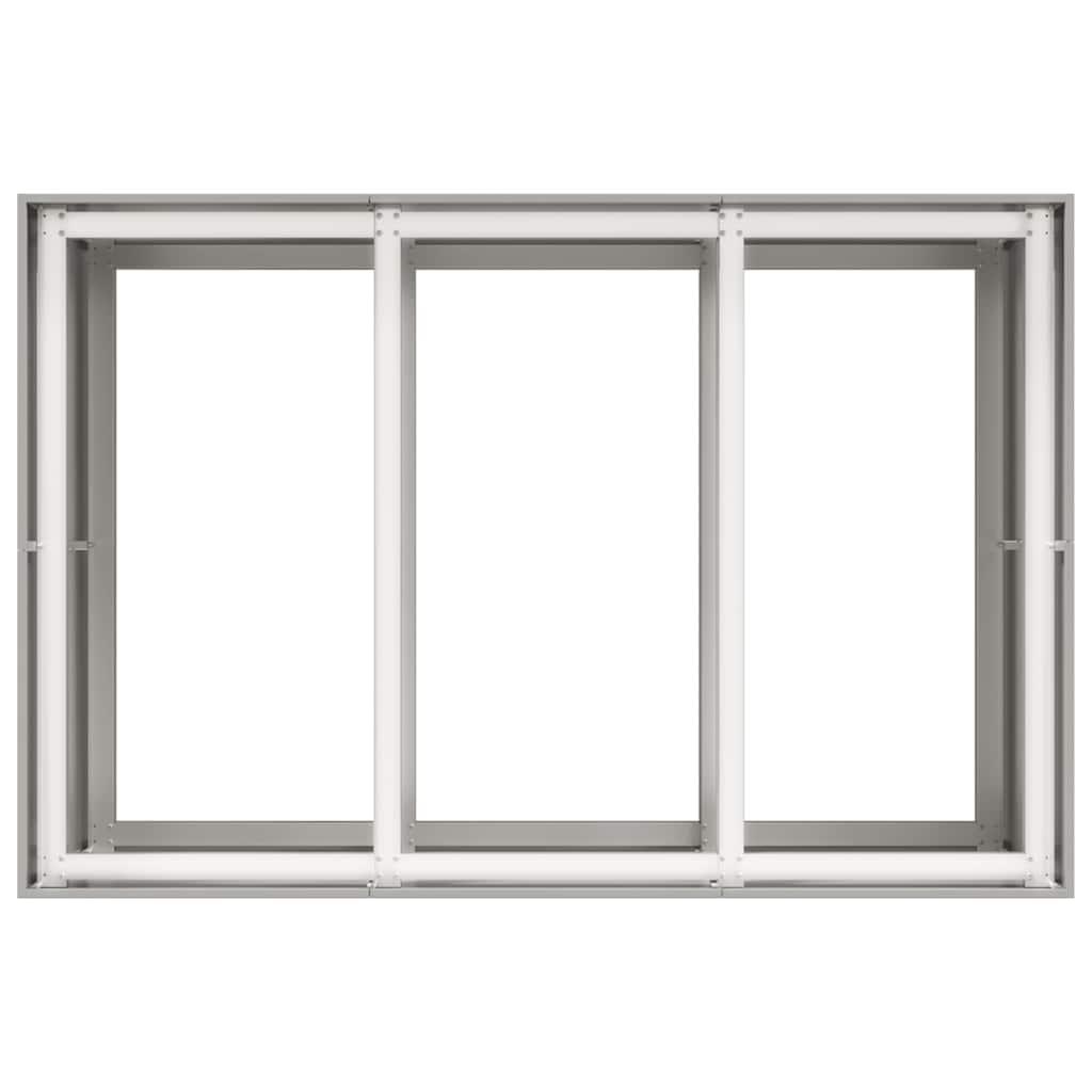 Ζαρντινιέρα 120x80x80 εκ. από Ανοξείδωτο Ατσάλι