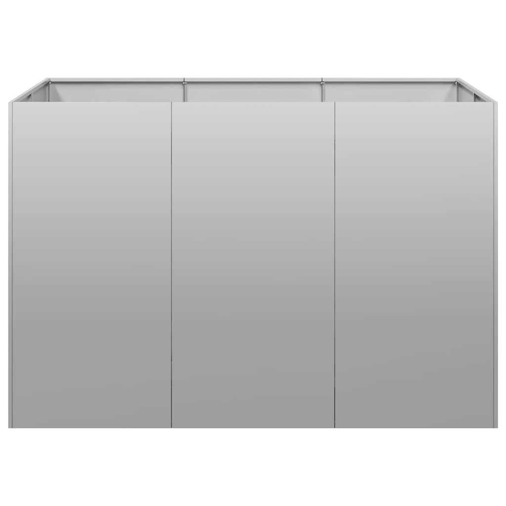 Ζαρντινιέρα 120x80x80 εκ. από Γαλβανισμένο Ατσάλι