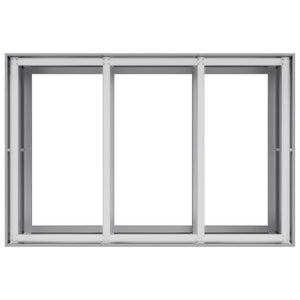 Ζαρντινιέρα 120x80x80 εκ. από Γαλβανισμένο Ατσάλι