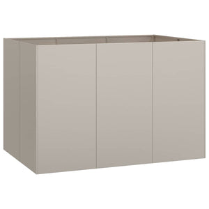 Ζαρντινιέρα 120x80x80 εκ. Ατσάλι Σκληρυθέν στον Αέρα - Pakobazaar