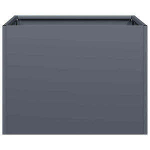 Ζαρντινιέρα Ανθρακί 40x40x30 εκ. από Χάλυβα