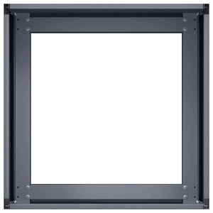 Ζαρντινιέρα Ανθρακί 40x40x30 εκ. από Χάλυβα